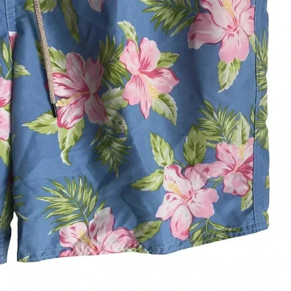 Polo Ralph Lauren Men's Swim Trunks XXL 38-42 Floral Mesh Lined Elastic Waist - Picture 8 of 10